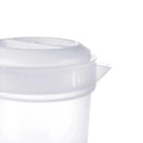 Jarra graduada de plástico para medir y mezclar de 1,6 litros Plasutil | Vasos para verter, medir y mezclar jugos y líquidos en general | Libre de BPA 2825