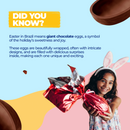 Brazilian Easter Egg Gift Box, Garoto Milk Chocolate Egg | Caixa Surpresa com Ovo de Pascoa 185g