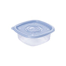 Square Plastic Food Storage Container with Pop Lid 13.52 Fl Oz Plasutil | Meal Prep Box | BPA-Free 5770