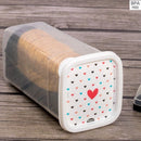 Container For Cracker or Toast with Drawer | BPA-free Storage Box | Heart Plasutil 5606