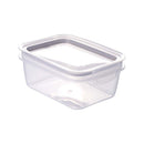 Recipiente de plástico para almacenar alimentos con cierre hermético, 30,77 fl oz, gris transparente Plasutil | Recipiente rectangular para preparación de comidas | Apto para microondas, lavavajillas y congelador | Sin BPA 7827