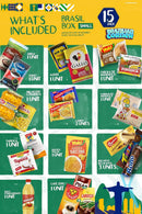 Brazilian Corner Brazil Variety Pack of 15 | Finest Products & Brands | Explore Brazilian Culture by Food Brazilian Corner