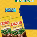 Caboclo Roasted and Ground Coffee Traditional, 2x 0.55 LB (2 Packs) | Finely Ground, Brazilian, Vacuum-Sealed | Free 54 fl oz Food Container With Spoon