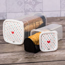 Contenedor para pan de molde con cajón | Panera de plástico sin BPA | Heart Plasutil 5610