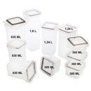 Plasutil 10 Piece Airtight Food Storage Container Set with Lids | BPA Free