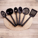 Espumador para utensilios de cocina Plasutil negro (paquete de 1) | Utensilio de plástico con mango ergonómico resistente al calor | Durable sin BPA 499