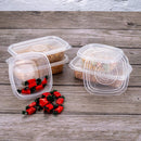 18 Pieces Rectangular Plastic Meal Prep Set | BPA-Free | Food Storage Container with Pop Lid Plasutil