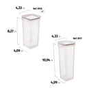 Plasutil 10 Piece Airtight Food Storage Container Set with Lids | BPA Free
