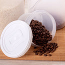 5 Pieces Food Storage Container Clic With Screw Lid | BPA-Free Plastic Meal Prep Set Plasutil