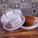 Cake Carrier with Lid and Handle, BPA-Free Cake Containers Cake Holder for 10 inch Plasutil