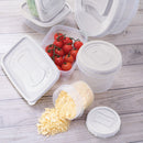 Food Container with Screw Lid 30.4 Fl oz Clic Plasutil | BPA-Free Plastic Meal Prep Set Plasutil 4646