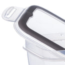 Food Storage Container for Fridge 60.86 fl oz Hermetic Closure Plasutil | BPA Free Plastic Refrigerator with Removable Drain & Lid