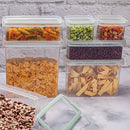 Food Storage Container for Fridge 101.44 fl oz Hermetic Closure Plasutil | BPA Free Plastic Refrigerator
