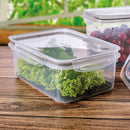 5-Pc Perfect Lock Fridge Storage Organizer Bins with Removable Drain Set | BPA-Free | Airtight Lids Stackable Refrigerator Containers for Fruit & Vegetables | Microwave, Dishwasher & Freezer Safe | Kitchen Organization, Pantry