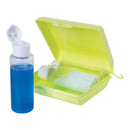 Travel Box With 3 Bottles 3.38 Fl Oz Various Colors Plasutil | Travel Bottles for Shampoo Conditioner Lotion Face Body Wash | BPA-Free 16231