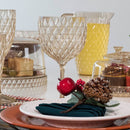 Plasutil Vintage Gin Glasses | 6 Pieces | Unbreakable | Reusable | Crystal Clear Acrylic | 18.26 oz