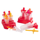 Molde de Plástico para Helados Infantiles para Paletas Rellenas 4 unidades Plasutil | Paletas Multicolor | Libre de BPA 6527