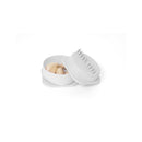 Vegetable / Fruit Storage Containers Bundle for Refrigerator Plasutil | Lemon Tomato Garlic Onion Shaped & Garlic Crusher Food Storage | Containers with Lids | Pack of 6