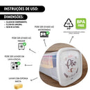 Container For Sliced Loaf with Drawer | Plastic Bread Box BPA-free | Decora Plasutil 3407