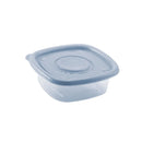 3 Pieces Square Plastic Meal Prep Set | 33.8 Fl Oz BPA-Free Food Storage Container with Pop Lid Plasutil
