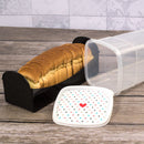 Contenedor para pan de molde con cajón | Panera de plástico sin BPA | Heart Plasutil 5610